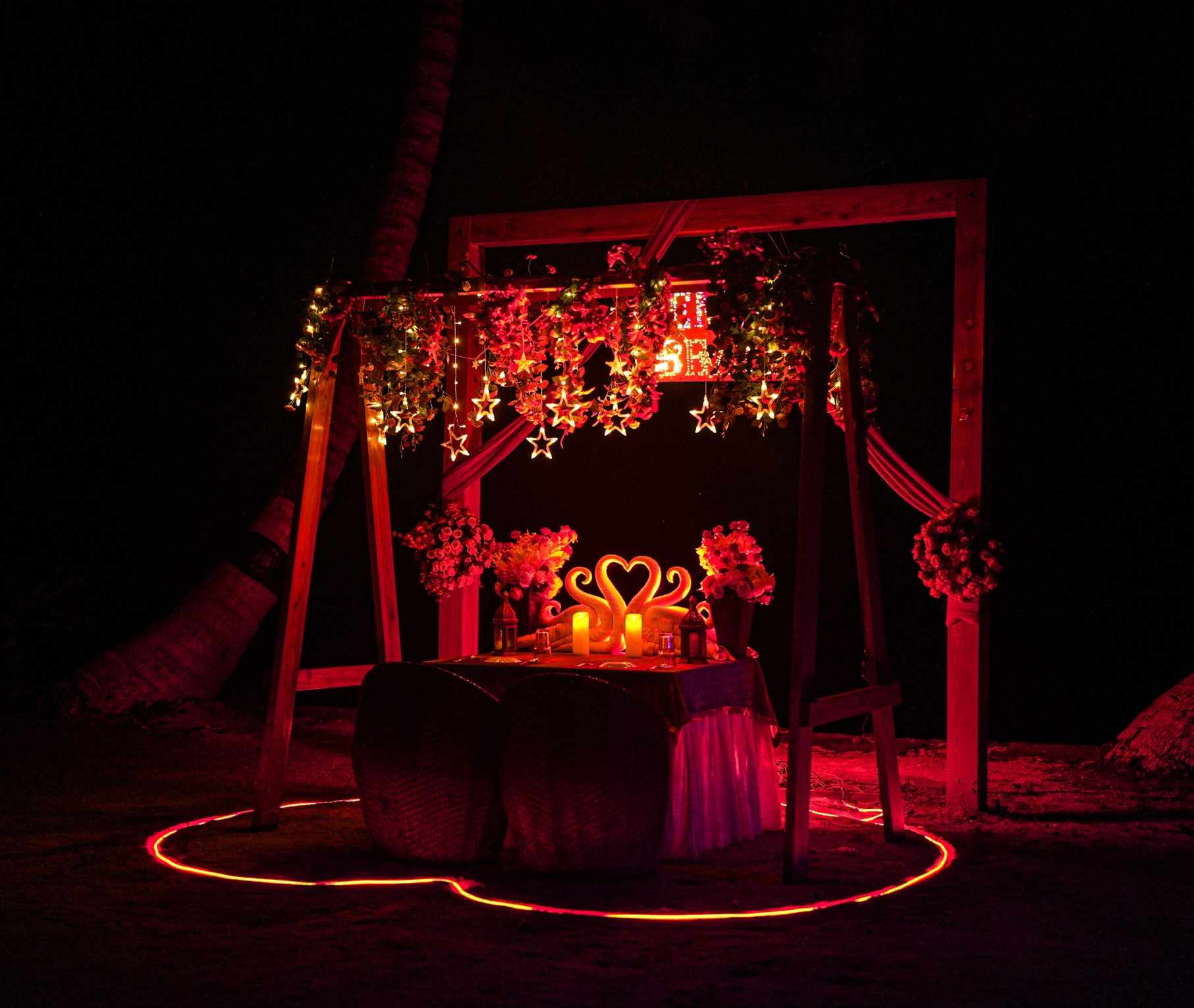 Elegant Date Rooftop Setup - Chamarajapet, Bengaluru