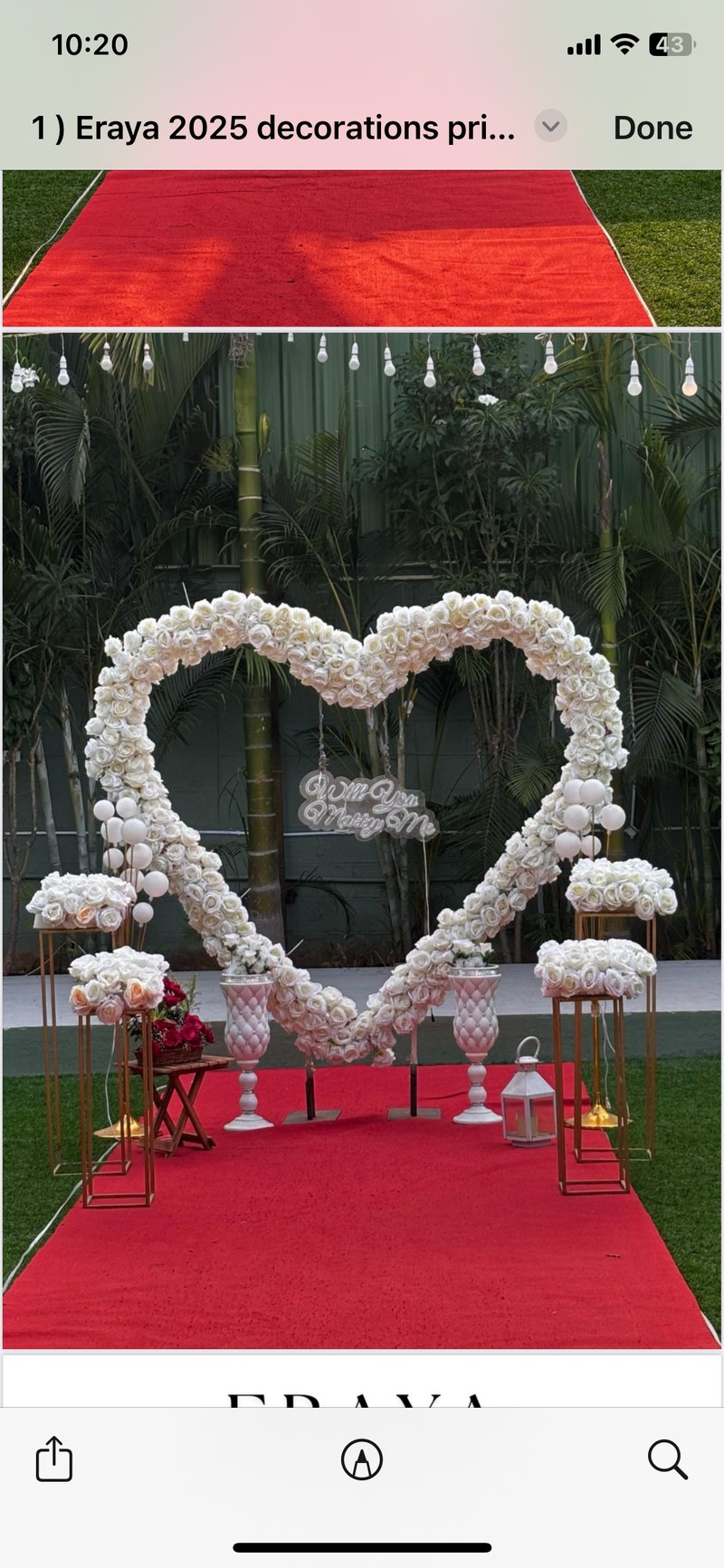 Red Rose & Balloon Celebration Decor - Bannerghatta Road, Bengaluru