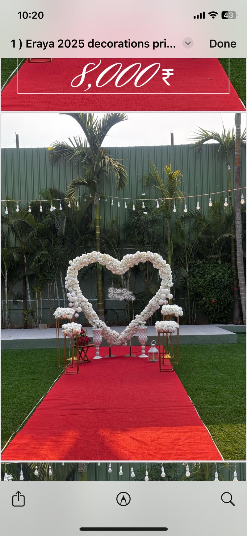 Red Rose & Balloon Celebration Decor - Bannerghatta Road, Bengaluru