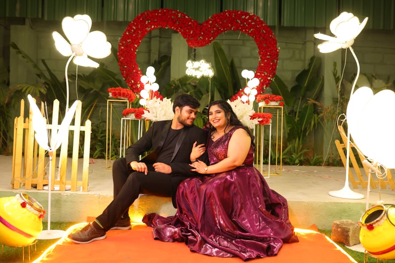 Red Rose & Balloon Celebration Decor - Bannerghatta Road, Bengaluru